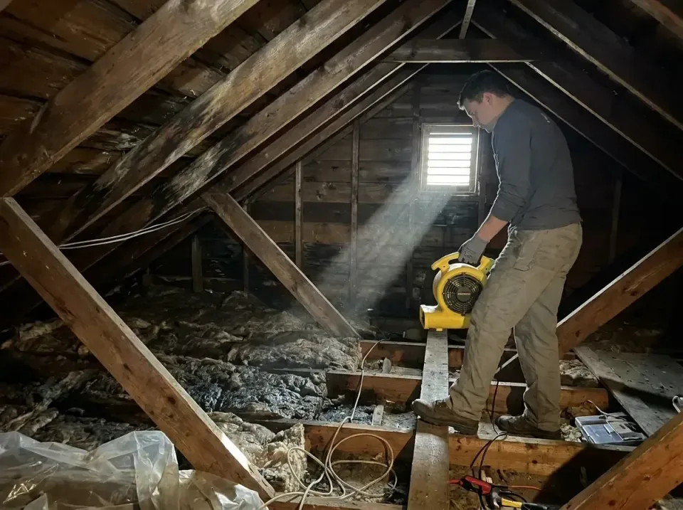 attic-water-damage-drying-proc-007 — frequently asked questions, Emergency Water Extraction & 24/7 Flood Response in Ellinwo…